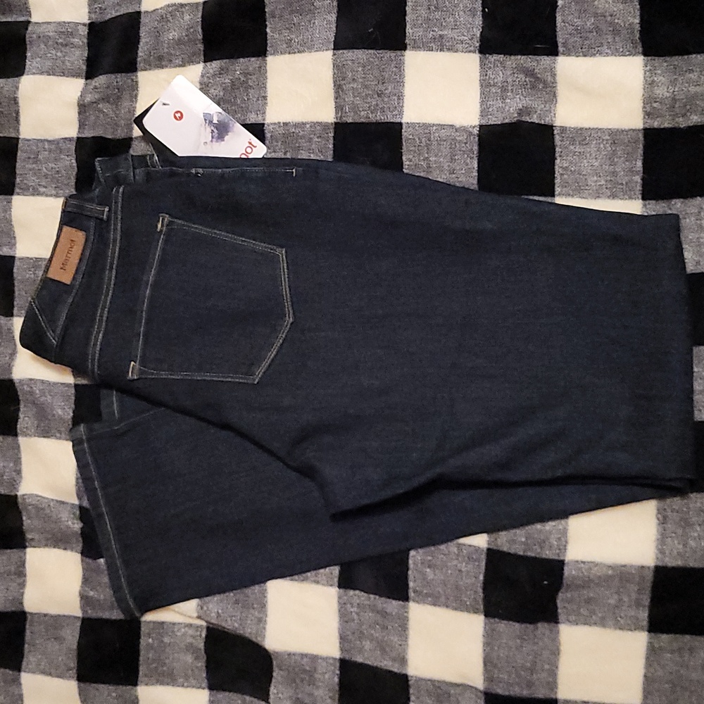 NWT Womans Mira 6 Dark Indigo Marmot Jeans
